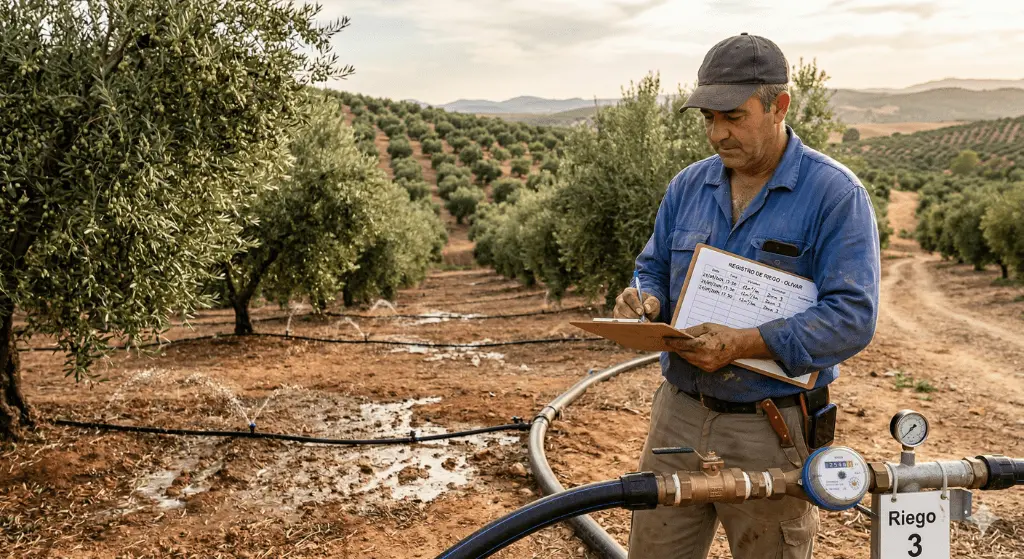 Riego del olivar: cuando, cuanto y como registrarlo